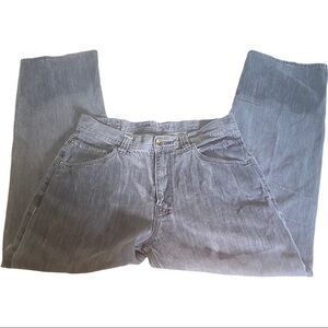 A. Tiziano Grey Washed Distressed Denim Jeans 36